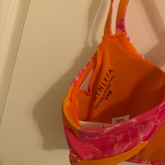 Athleta pink and orange bikini top - Picture 4 of 5